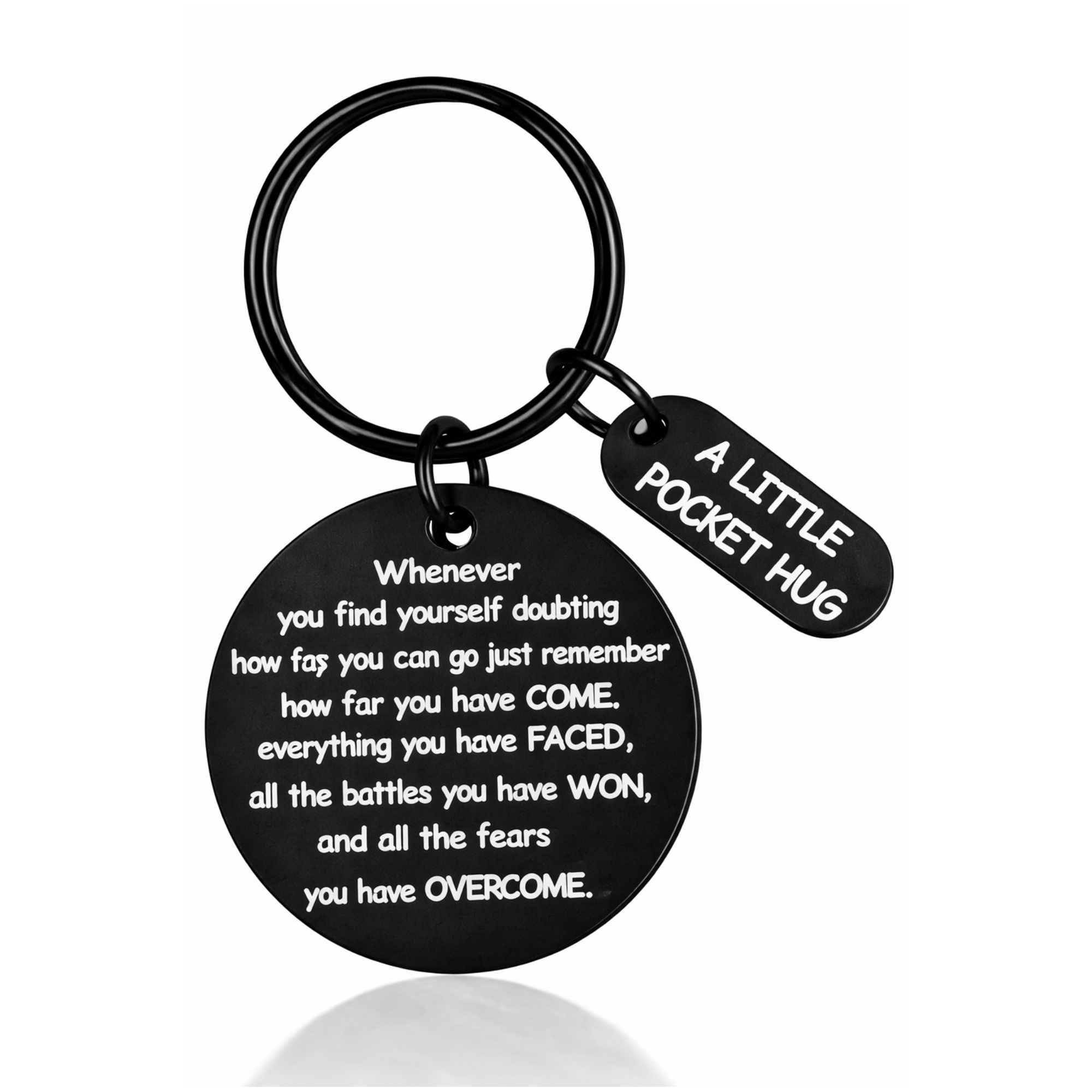 Personalized Metal Keychain – Custom Engraved Keychain, Name or Initials, Gift for Him or Her