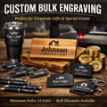 Custom Bulk Engraving Service – Customer Provided Items (Minimum 15 Units)